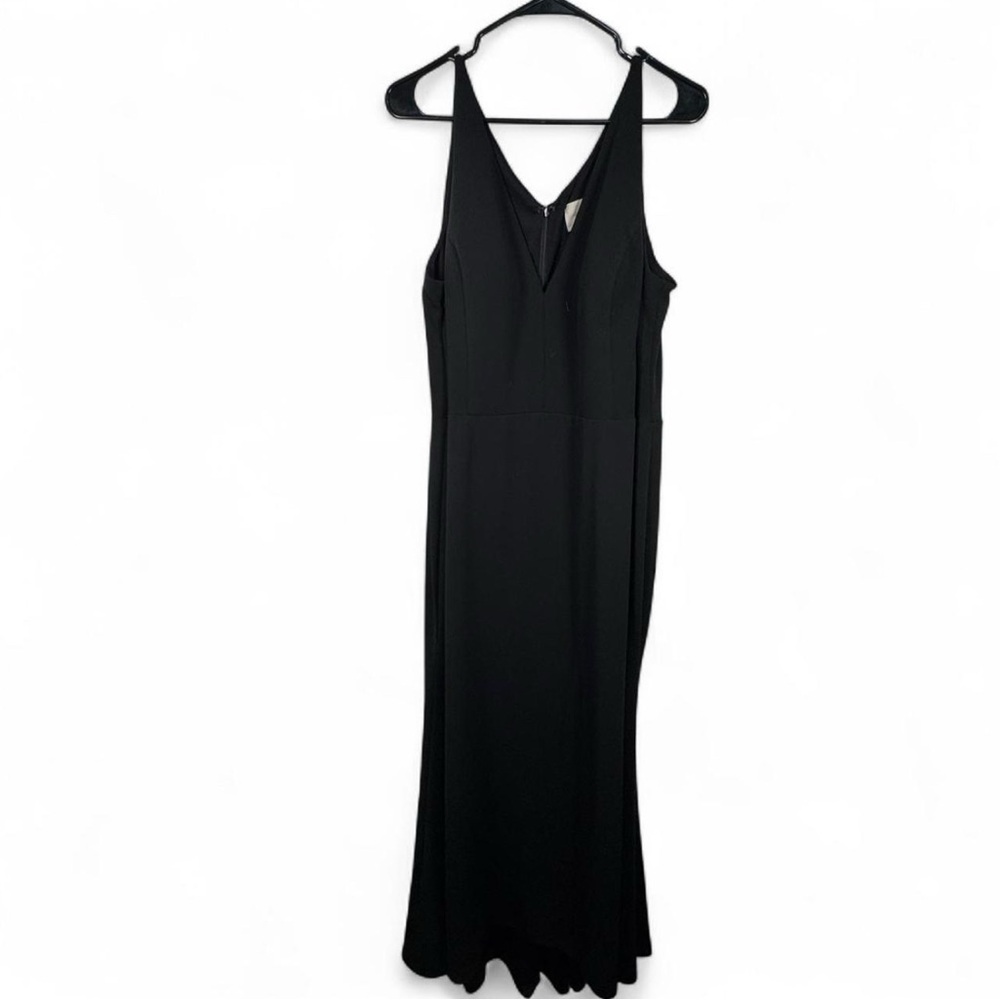 BHLDN Long Black Dress with‎ Straps
